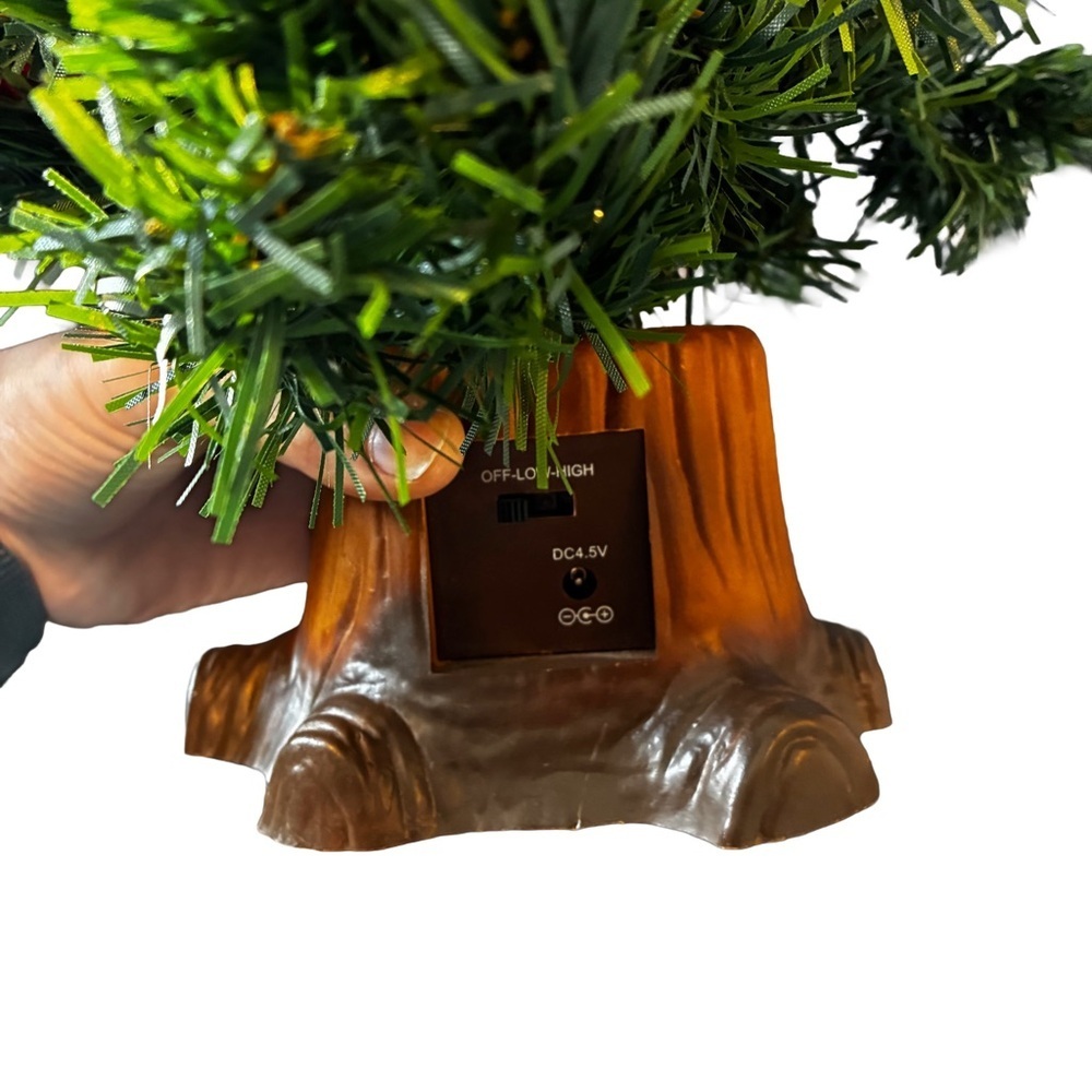 Vintage Gemmy Douglas Fir Talking Tree Animated 24” Works 1997 - Picture 4 of 6